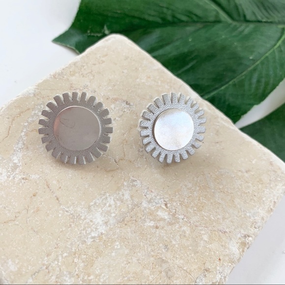 Marilyn Schiff Jewelry - Marilyn Schiff Faux Leather Stud Earrings NWOT